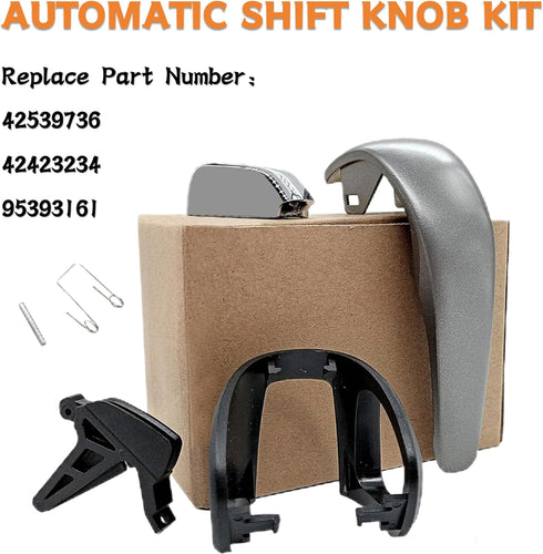 42539736 Gear Knob Lever Cover, Automatic Transmission Shifter Knob kit Compatible with Chevy Sonic Aveo 2012-2016, Trax 2015-2016 Replace 4253973...