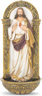 Heavenly Protectors Joseph's Studio by Roman Exclusive Sacred Heart of Jesus Holy Water Font Figurine, 7.5-Inch...