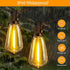 12Pack E17 LED Bulbs ST40 Replacement Light Bulbs, 0.6Watt Per Bulb, Waterproof Shatterproof Dimmable LED Replacement Bulbs for Indoor Outdoor Pat...
