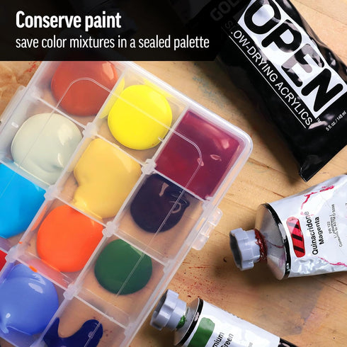 OPEN Slow-Drying Acrylics by GOLDEN, Naphthol Red Medium, 2 fl oz. tube, Professional Acrylic Paint, Semi-Opaque...