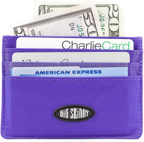 Big Skinny Mini Skinny Card Slim Wallet, Holds Up to 12 Cards...