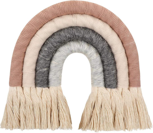 ZWA Rainbow Wall Hanging, Handmade Macrame Wall Art for Nursery, Kids Room Home Decor...