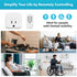 HBN Remote Control Outlet with 100FT RF Signal, Wireless On Off Switch Plug for Household Appliances, Battery Included, 15A/1875W(3 Outlets + 1 Re...