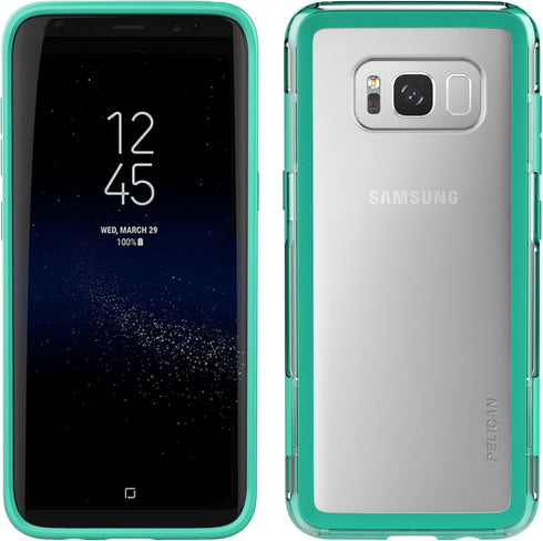 Pelican Adventurer Samsung Galaxy S8 Case - Clear/Teal...