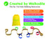 Grab & Go Children's Walking Rope (6 child). Teacher Designed. Extra Safety Feature on Handles. Strong Fabric & Heavy Duty Stitching. Includes Lea...