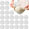 120PCS Reusable Bowl Covers for Bread Proofing, Elastic Plastic Covers for Sourdough Rising and Baking Supplies, Stretchable Wrap for Storage Cont...