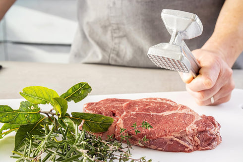 KitchenCraft Meat Tenderiser Metal Meat Hammer Double Sided 21cm...
