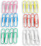 4" Inch Mega Large Jumbo Giant Big Colored Paper Clips Massive Mega 24 Pack 100mm (Blue, Yellow, Green, White, Red, Pink)...