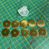 AUTOTOOLHOME Titanium Rotary Cutter Blades 28mm 10 Pack Replacement Quilting Scrapbooking Sewing Arts Crafts Farbric Paper Cutting Tool (28mm)...
