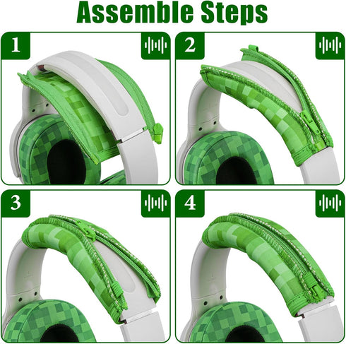 Geekria Flex Fabric Headband Cover Compatible with Skullcandy Crusher Evo, Crusher ANC, Crusher ANC 2, Hesh 3, Hesh Evo, Hesh ANC, Venue Headphone...