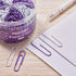 300pcs Large Paper Clips, Purple and White Jumbo Paperclips, 2 Inch (50 mm) Paper Clip for Office School Document Organizing...