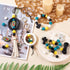 Religious Silicone Focal Beads Jesus Cross Round Abacus Soft Loose Beads Car Hanging Ornament for DIY Crafts Lanyard Keychain Accessory Making Sup...