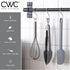 COOK WITH COLOR Silicone Cooking Utensils, 3 Pc Kitchen Utensil Set, Easy to Clean Silicone Kitchen Utensils, Cooking Utensils for Nonstick Cookwa...