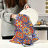 STAYTOP Mexican Talavera Ceramic Tile Pattern Kitchen Towels Set of 4, Super Soft and Strong Absorption Multifunctional Table and Tea Towels, 28x1...