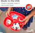 Re-Play Toddler Plates with Dividers - Deep-Walled 3 Compartments Divided Plates for Kids - Dishwasher & Microwave Safe - Made in USA - Set of 3-7...