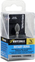 Kutzall Original Flame Rotary Burr, 1?8" Shaft, Coarse - Woodworking Attachment for Dremel, Foredom, DeWalt, Milwaukee. Abrasive Tungsten Carbide,...