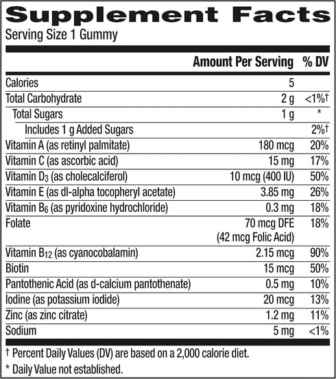 Centrum Kids Multivitamin Gummies, Tropical Punch Flavor Made With Natural Flavors, 150 Count, 150 Day Supply...