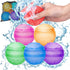 Reusable Water Balloons for Kids Adults, Refillable Summer Beach Pool Toys for 3 4 5 6 7 8 9 10 11 12 Year Old Boys Girls, Quick Fill Self-Sealing...