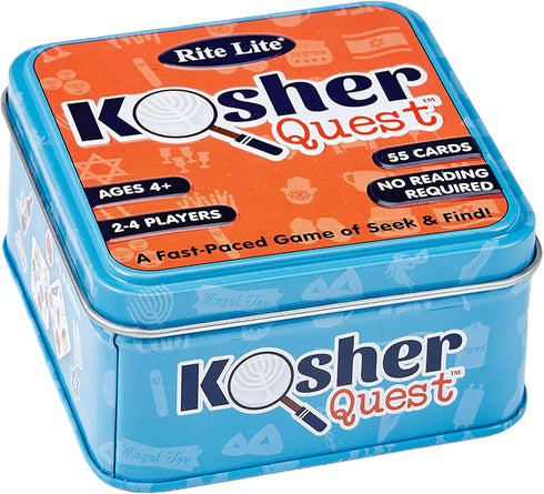 Rite Lite Chanukah KosherQuest Game in Collectible Tin Hanukkah...