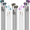 Rayleigh Wired Earbuds 5 Pack, Earbuds Headphones with Microphone, Earphones with Heavy Bass Stereo Noise Blocking, Compatible with iPhone, with i...