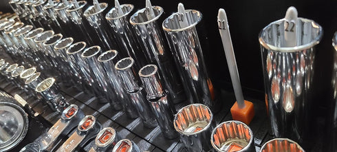 ToolBox Widget - Socket Organizers 1/4" | Includes 12 Modular Socket Organizers and 6 Spacers | Simple and Effective Tool For Socket Organization ...