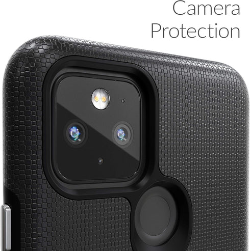 Crave Pixel 5 Case, Dual Guard Protection Series Case for Google Pixel 5 - Black...