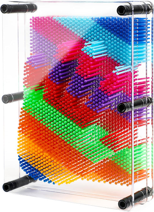 3D Pin Art Toy, Pin Art Board Pin Art Toy for Kids, Sensory Toys for Age 3, 4, 5, 6, 7, 8, 9, 10+ Years Old Kids Boys Girls, Toddler Toys Birthday...