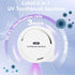 Cahot UV-C Toothbrush Sanitizer and Dryer, Portable Travel Case and Cover, Rechargeable Holder with Auto Shut-off for Any Size Toothbrush (White)...