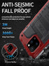 Unitedtime for iPhone 12 Pro Max Case Waterproof with Built-in Screen Protector Full Body Rugged Hard Silicone, Military Grade Shockproof Dustproo...