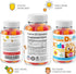 Vitamin D3 Gummies for Kids & Adults 2000 IU - High-Absorption Natural Vitamin D Kids Gummies Supplements 1000IU - Vegetarian Gelatin-Free Immune ...