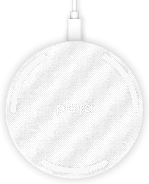 Playa by Belkin Wireless Charger 10W (Wireless Charging Pad Compatible with iPhone 12, iPhone 11, Galaxy, Pixel, AirPods, More) No Power Adapter (...