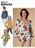 Butterick Patterns Butterick B6632 Loose Fit Women's Pullover Top Sewing Patterns, Sizes 14-22...