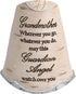 Pavilion Gift Company Elements - Grandmother Guardian Angel Figurine 6 Inch, Solid, Pink...
