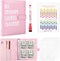 100 Envelope Challenge Binder, A5 Savings Binder with Cash Envelopes for Fun and Easy Savings $5,050 (Pink)...