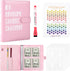 100 Envelope Challenge Binder, A5 Savings Binder with Cash Envelopes for Fun and Easy Savings $5,050 (Pink)...