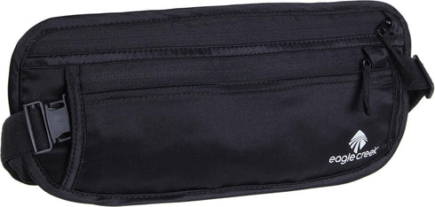 Eagle Creek Silk Undercover Money Belt - Travel Essentials Belt Bag Made with Breathable, Washable Silk, with Sweat-Resistant Coating, Black...