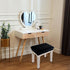 SINOSSO Soft Velvet Vanity Bench Cover, (15"- 19.5") L x (11.8"- 15.7") W Stretch Washable Rectangle Saddle Bar Stool Slipcover, (XS, Black)...
