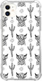 West Cow Cactus Pattern Case for iPhone 12/iPhone 12 Pro , Wild West Animal Cow Plants Cactus Cover for iPhone 12/iPhone 12 Pro , Cool Cute TPU Bu...