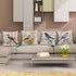 HOSTECCO Bird Floral Throw Pillow Covers 16x16 inch Set of 4 Waterproof Outdoor Pillow Cases Farmhouse Decorative Cushion Covers for Sofa Couch......