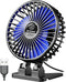 JZCreater USB Desk Fan, Mini Fan Portable, 3 Speeds Desktop Table Cooling Fan, Plug in Power Fan, Rotation Strong Wind, Quiet Personal Small Fan f...