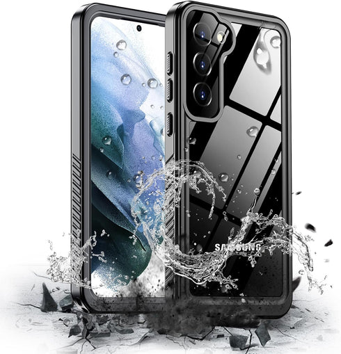 Hualele Waterproof Galaxy S21 Plus Case, Built in Lens & Screen Protector Rugged Full Body Heavy Duty Protective Shockproof IP68 Underwater Cover ...