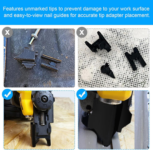 Vinyl Siding Adaptor Tip for-Dewalt Roofing Nailer Cordless 20v ?for Dewalt Roofing Nailer Siding Adapter...