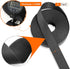 10 Yards 1'' Nylon Webbing Straps 8 Pcs Quick Side Release Buckles for 1inch Strap, 16 Pcs Tri-Glide Slides Flat Plastic Buckle Clips, 8 Pcs Metal...