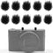 10 Pcs Camera Mic Windscreen Wind Muff Built in Microphone Camera Muff Compatible with DSLRs Mic Outdoor Windshield and 20 Pcs Camera Wind Muff St...