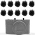 10 Pcs Camera Mic Windscreen Wind Muff Built in Microphone Camera Muff Compatible with DSLRs Mic Outdoor Windshield and 20 Pcs Camera Wind Muff St...