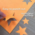 Basic Shapes 2: Hearts, Stars, Hexagons, Rectangles, 696 Pieces US Made Card Stock Punch Out Geometric Shapes in 3 Sizes and 4 NEON Colors for Mat...
