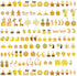 Julie Wang 60Pcs 30 Pairs Enamel Charms Pendants for Jewelry Making Bulk lot Necklace Earrings Bracelets Craft DIY...