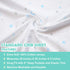 TL Care Fitted Crib Sheet 28" x 52", Soft Breathable Neutral 100% Cotton Jersey Sheet, Blue Stars and Moon, for Boys and Girls, Fits Crib and Todd...