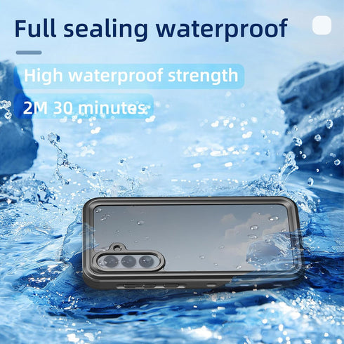 for Samsung Galaxy A35 5G Phone Case Waterproof IP68 Certified Dustproof Shockproof Built-in Screen Protector Full Body Rugged Phone Case for Sams...