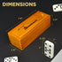 Queensell Dominos Set for Adults – Dominoes - Classic Board Games, Double 6 Dominoes Family Games for Kids and Adults - Double Six Standard Domino...